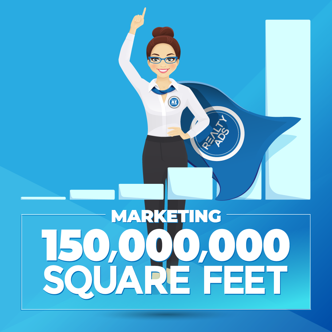 RealtyAds Surpasses 150MM SQFT Marketed